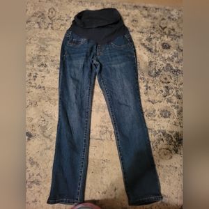 Indigo Blue Maternity Jeans Straight leg Size Small